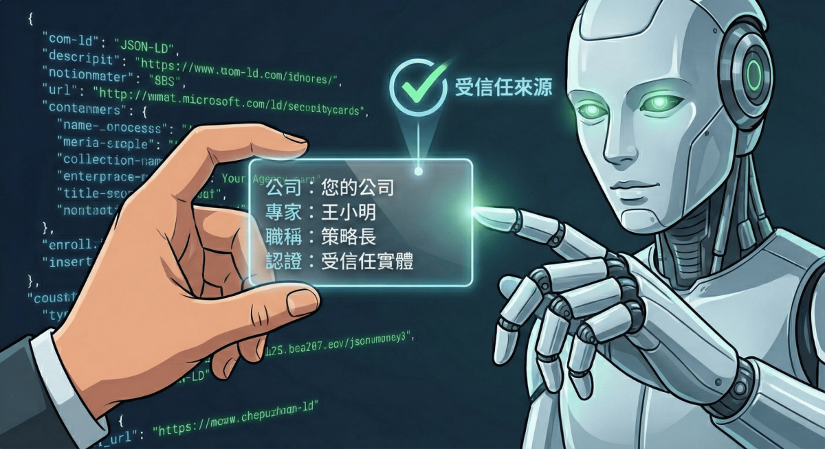 技術底層：幫網站遞出「數位名片」 (Schema)